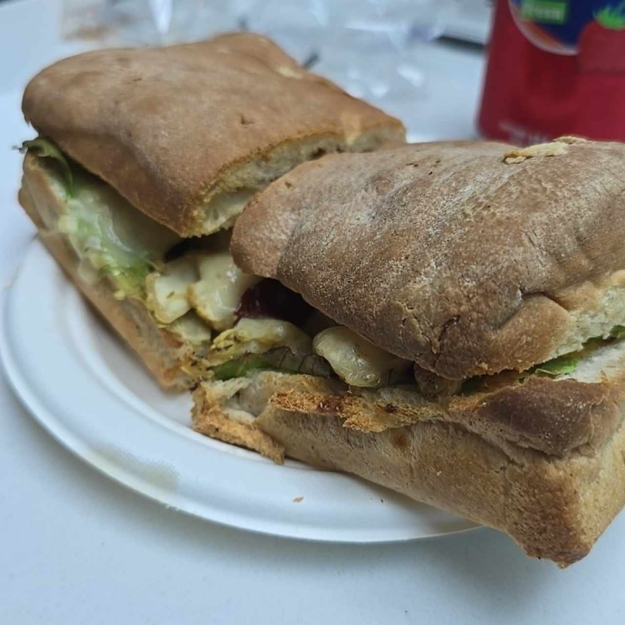 Panini de Pollo con hongos