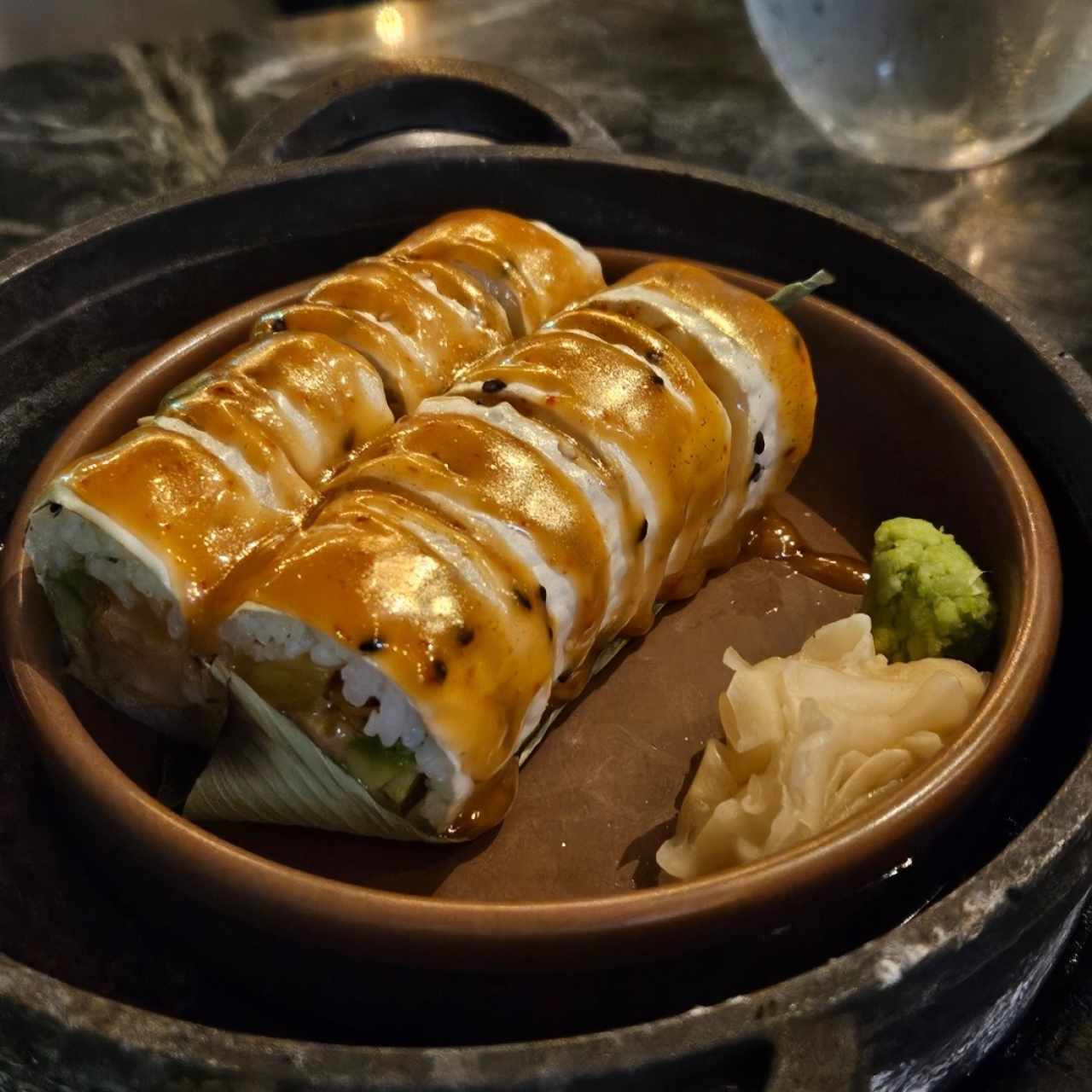 Rolls - Golden Flame Salmon