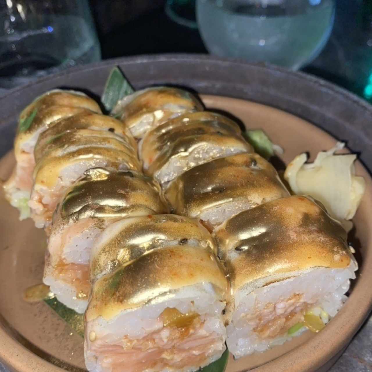 Rolls - Golden Flame Salmon