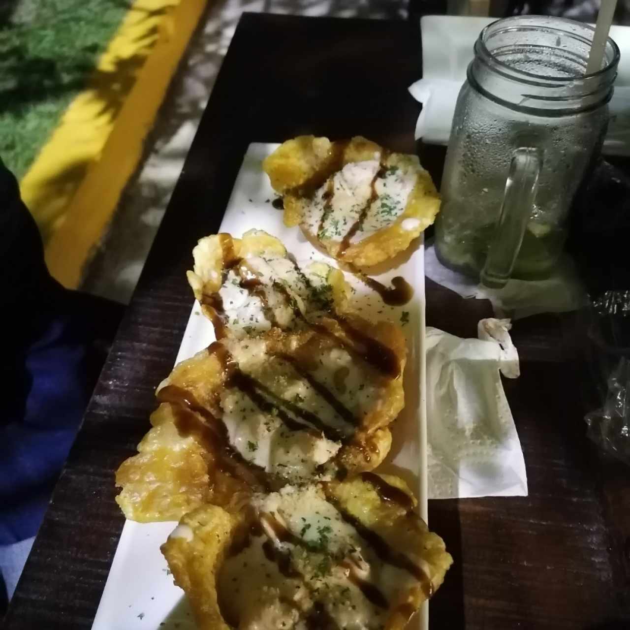 Patacones rellenos