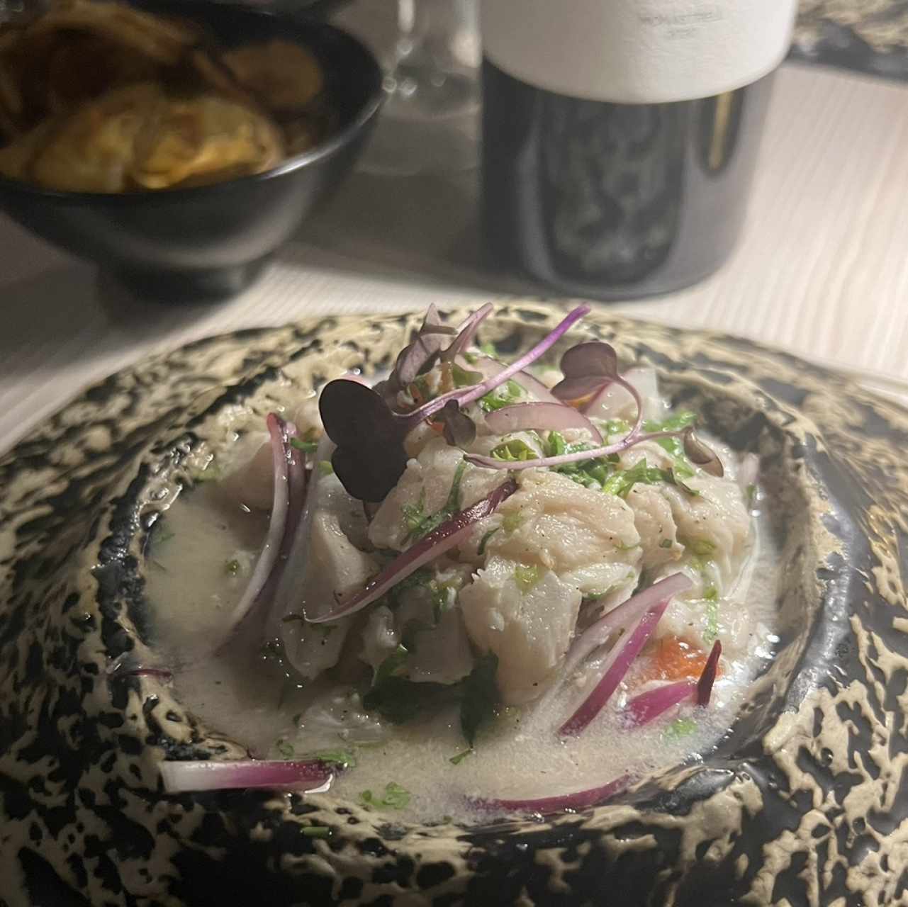 Entradas -Appetizers - Ceviche del Pacifico