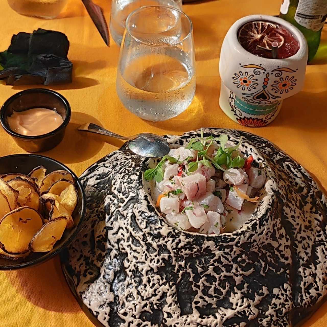 Entradas -Appetizers - Ceviche del Pacifico