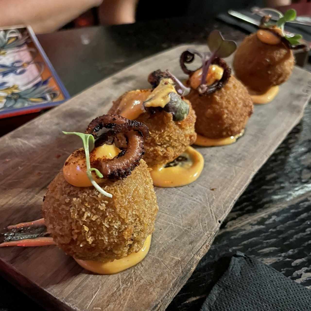 Entradas -Appetizers - Croquetas de Pulpo