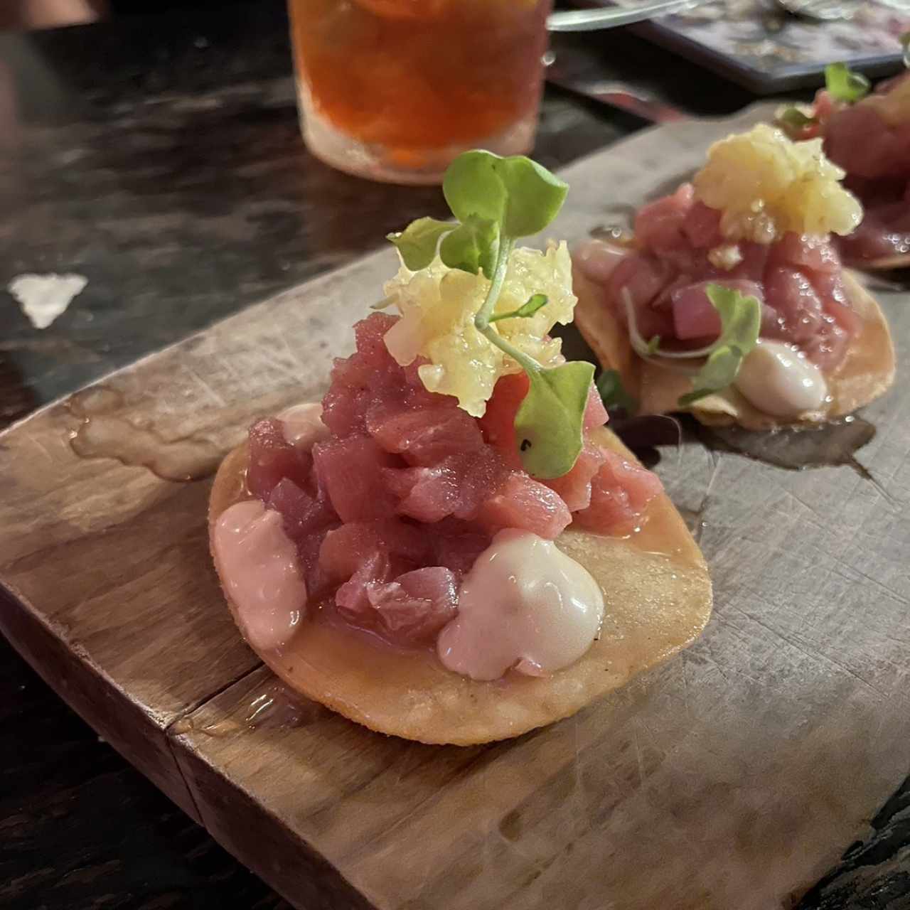 Entradas -Appetizers - Tostadas del pacífico