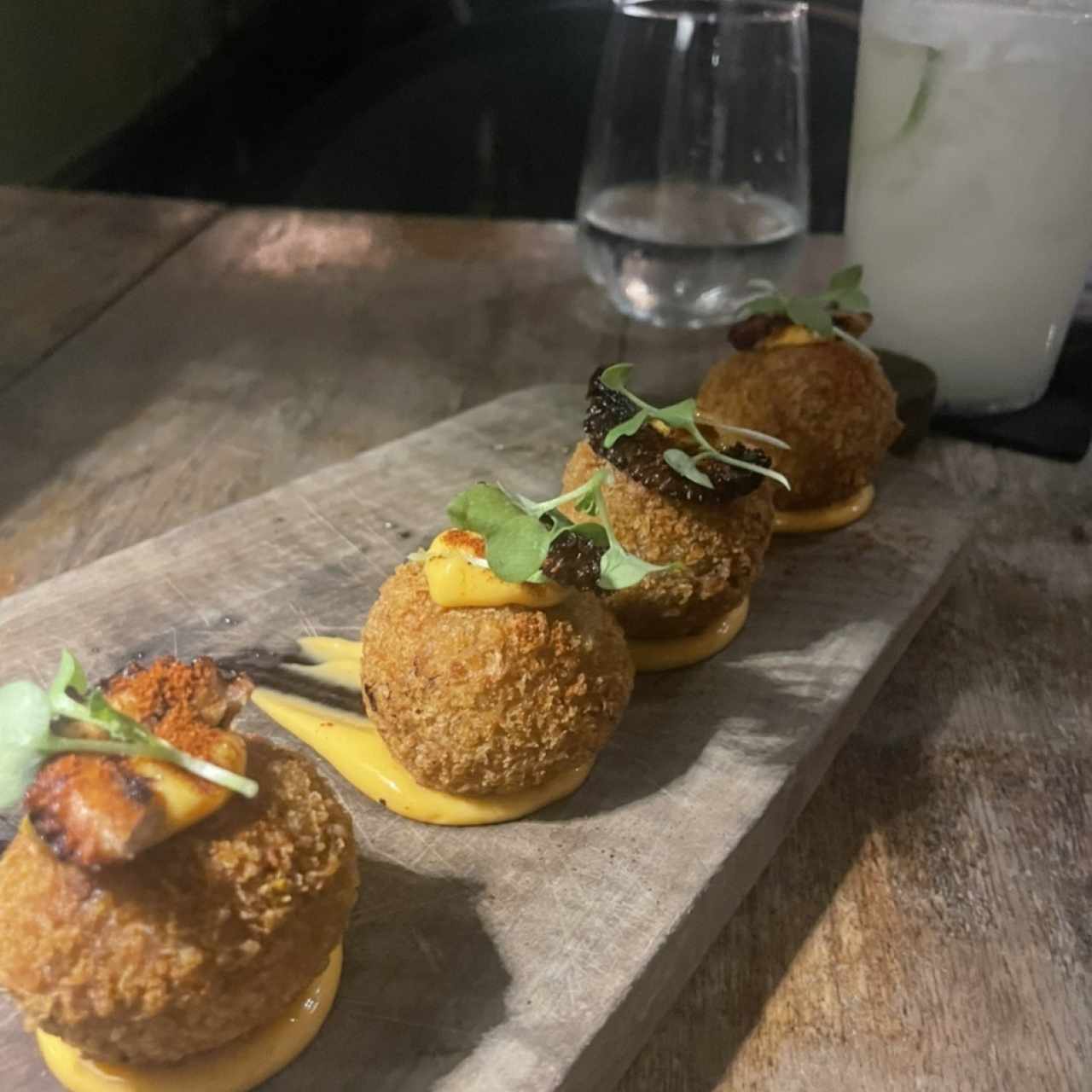 Entradas -Appetizers - Croquetas de Pulpo