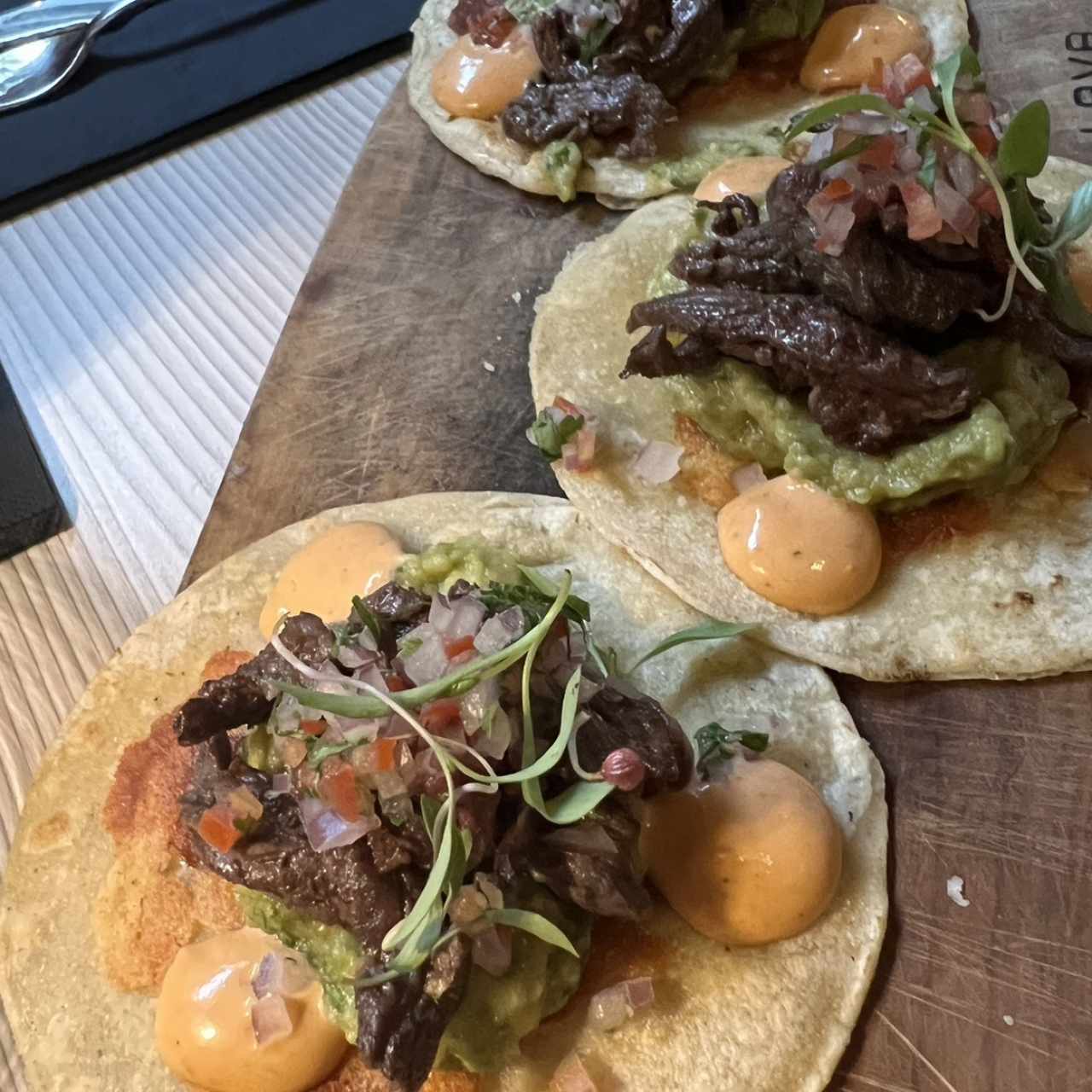 Tacos de entraña 