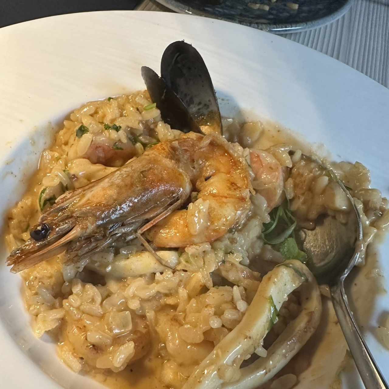 Rissoto de mariscos 