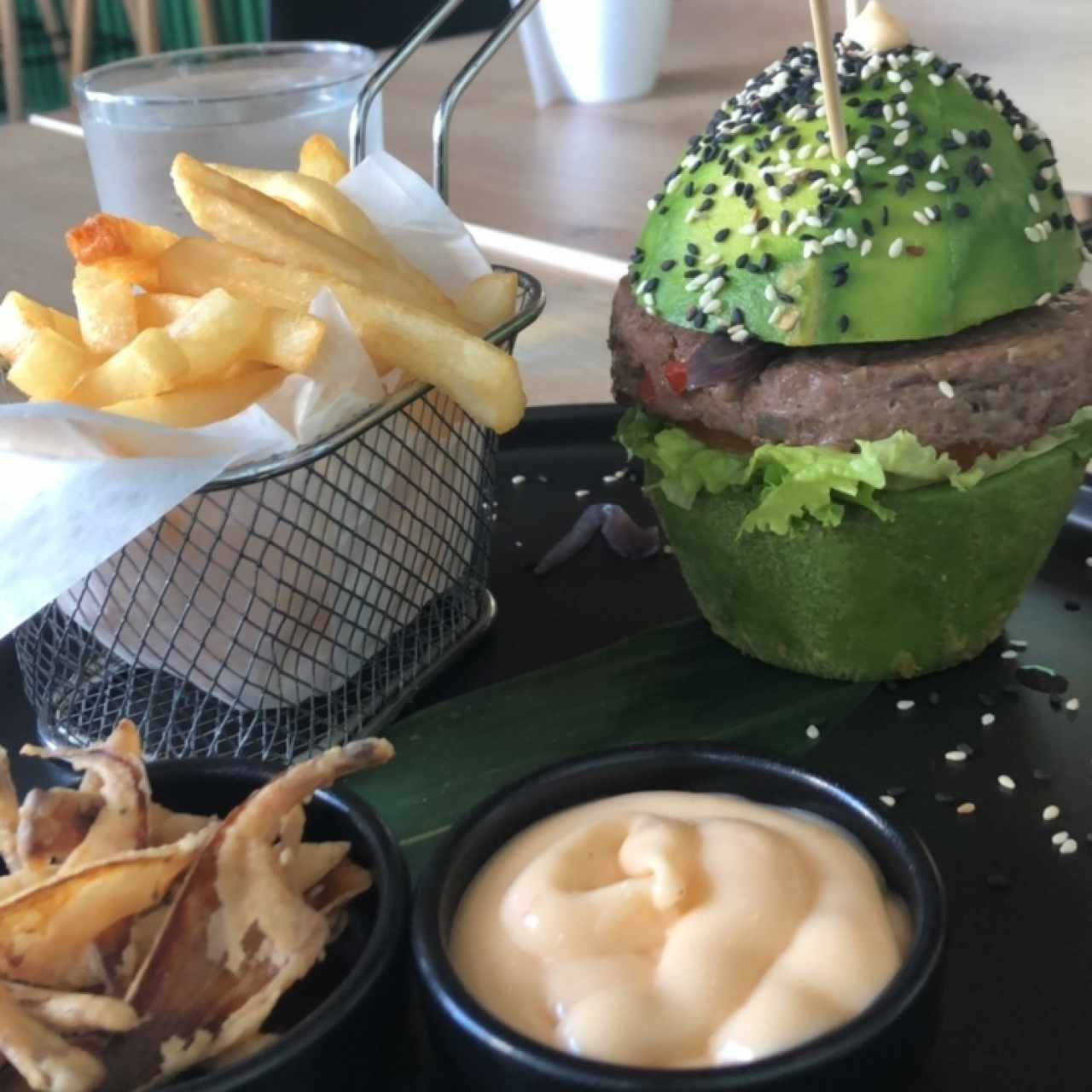 Hamburguesa avocado