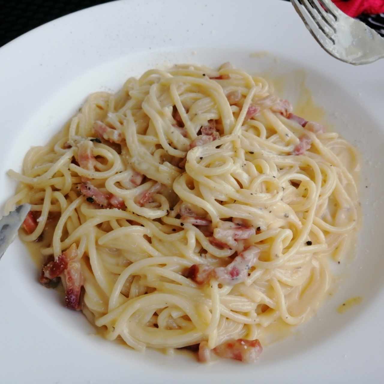 Pasta carbonara 