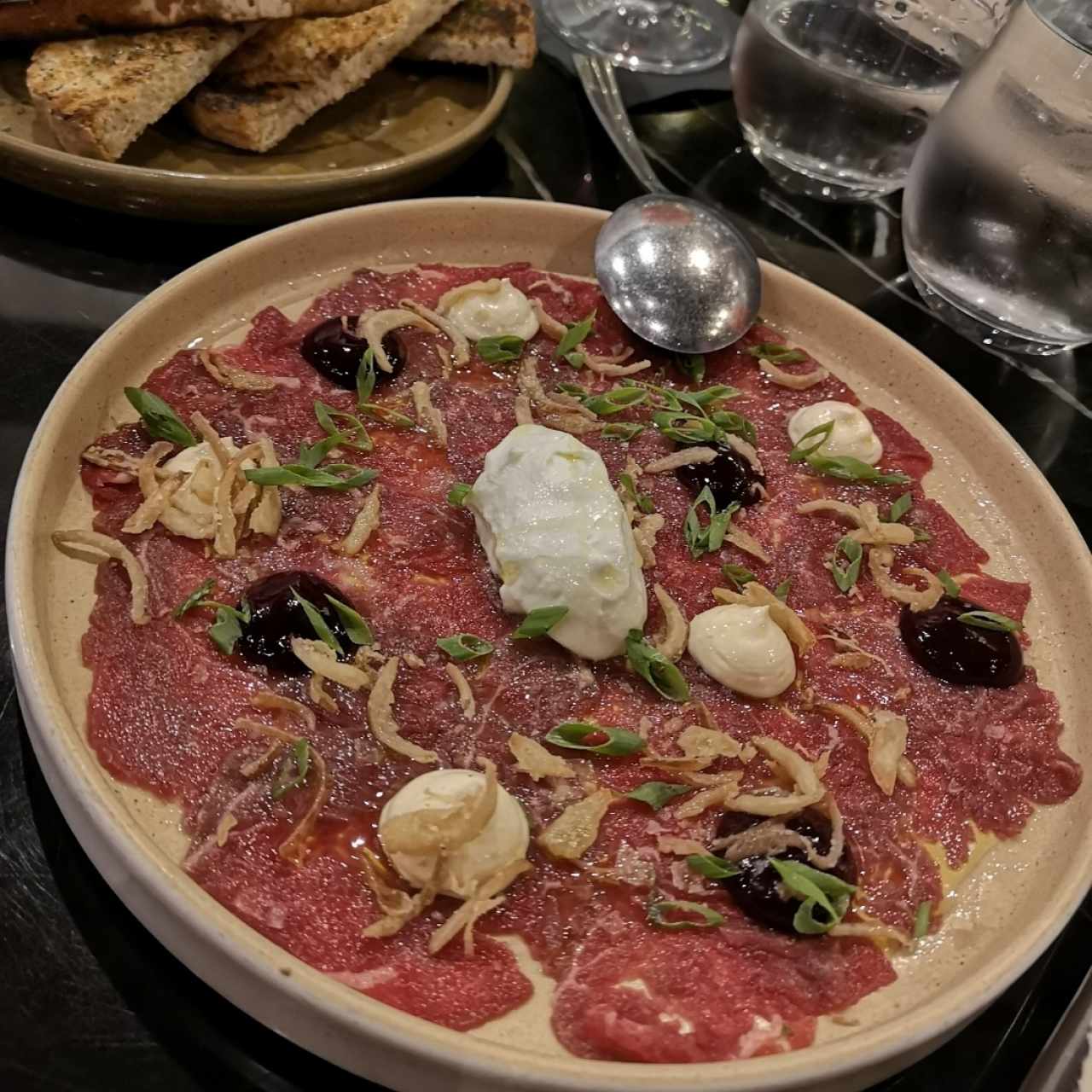 Beef carpaccio 