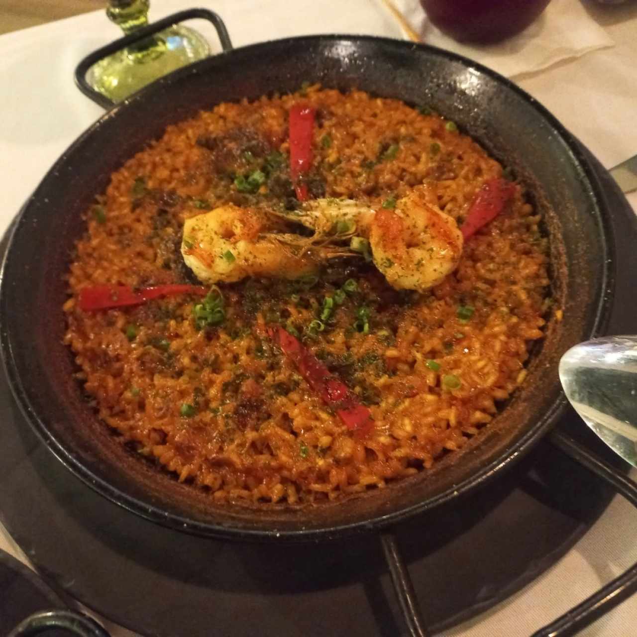 Arroz en Paella de Mariscos