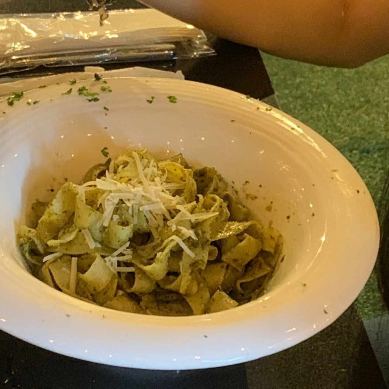 Pits - Fetuccini ó Penne de Pesto