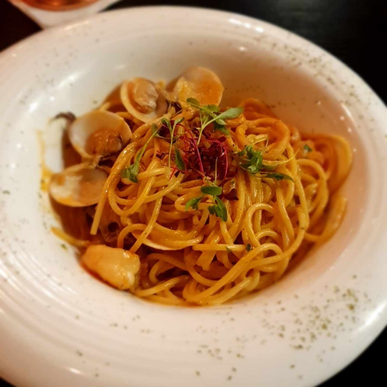 pasta con mariscos