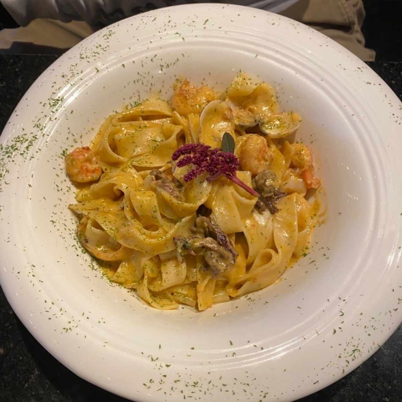 Nimue - Pasta de mariscos