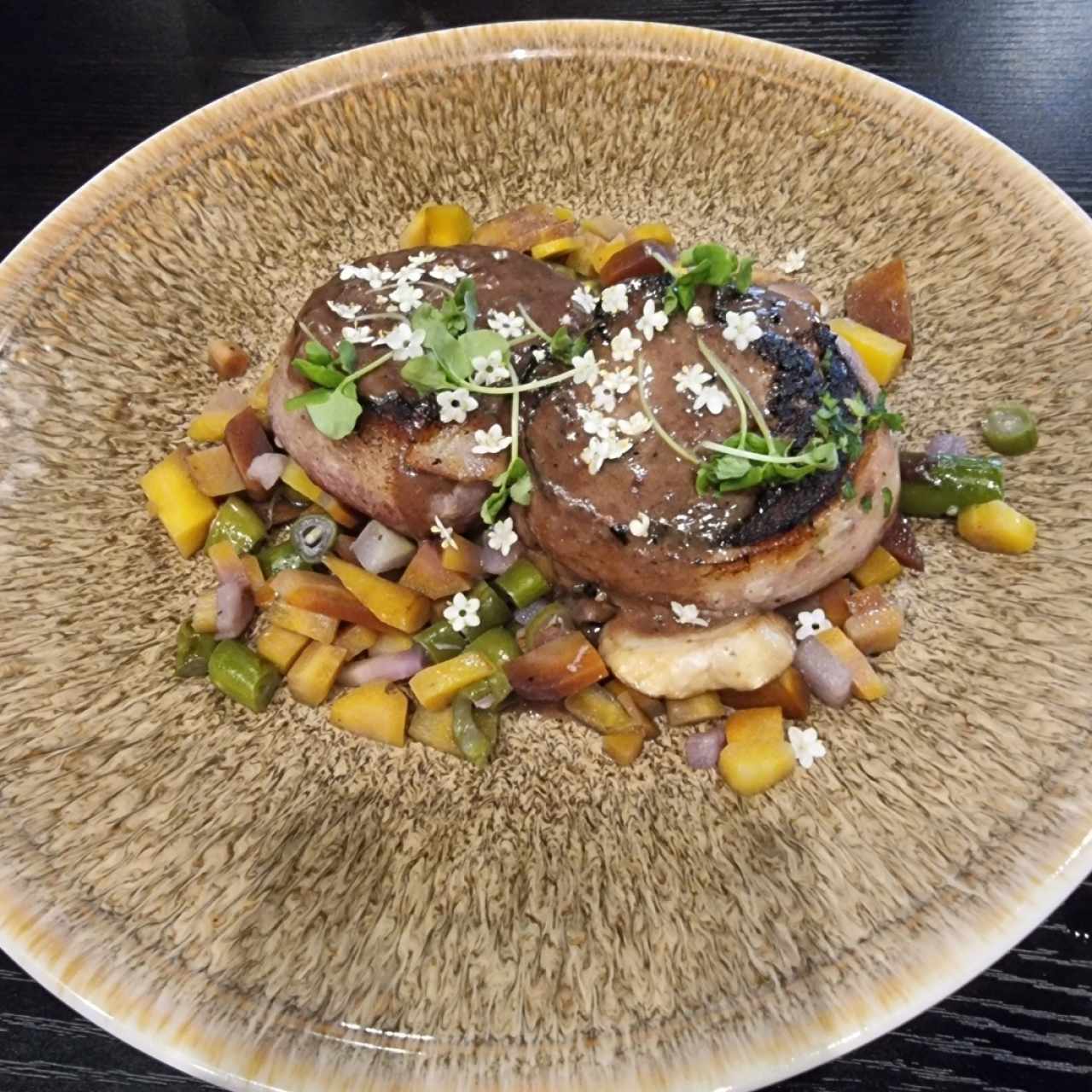 Filete de Res en Salsa Negra