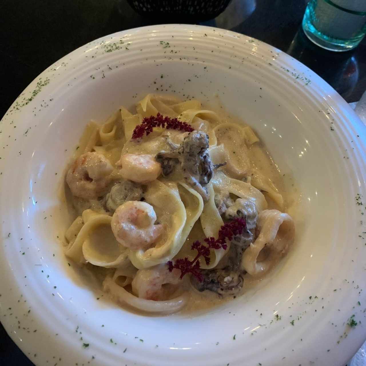 pasta con mariscos 