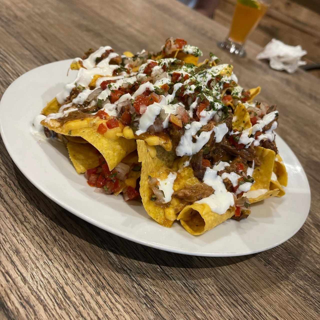 Nachos con Brisket 