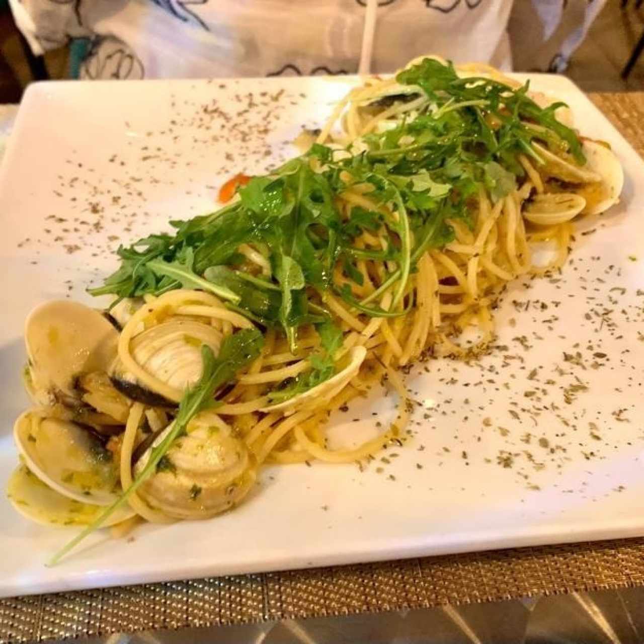 Spaghetti alla Vongole (Almejas)