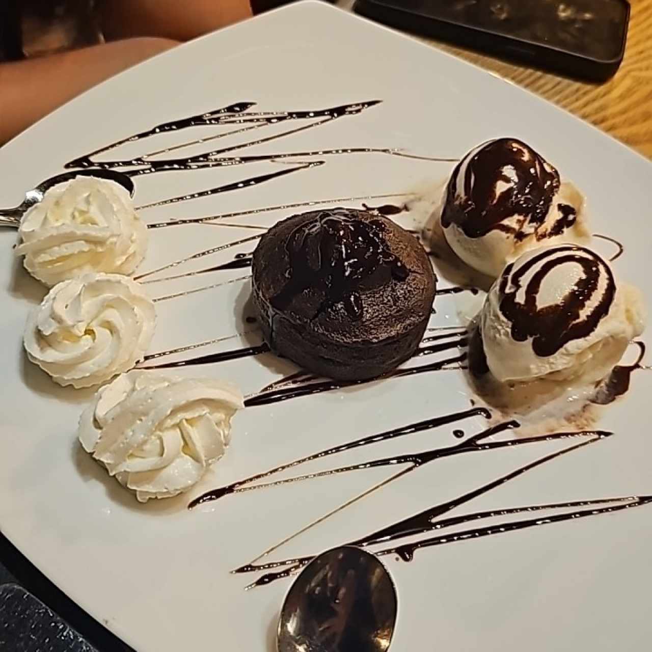 volcan de chocolate