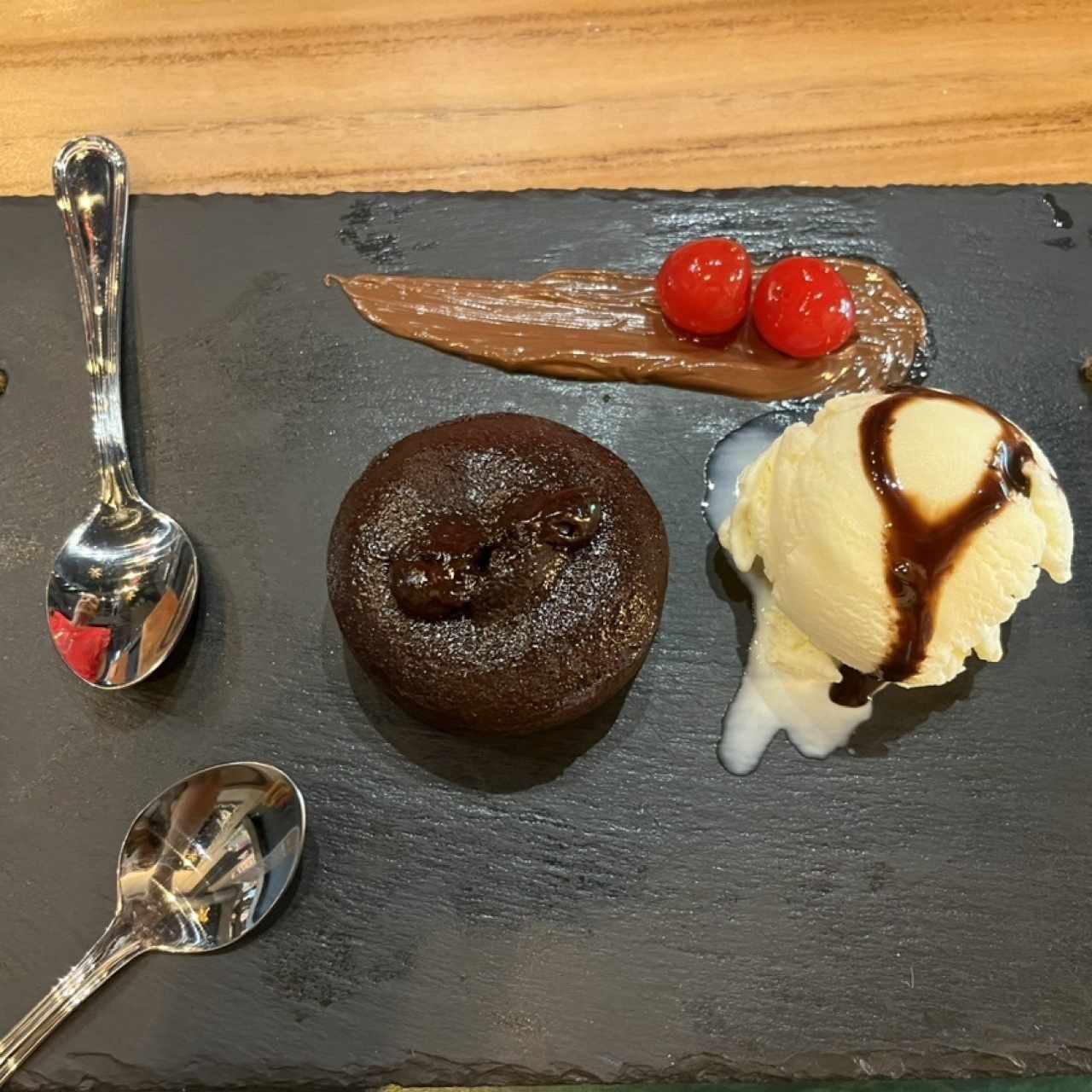 Volcan de chocolate 