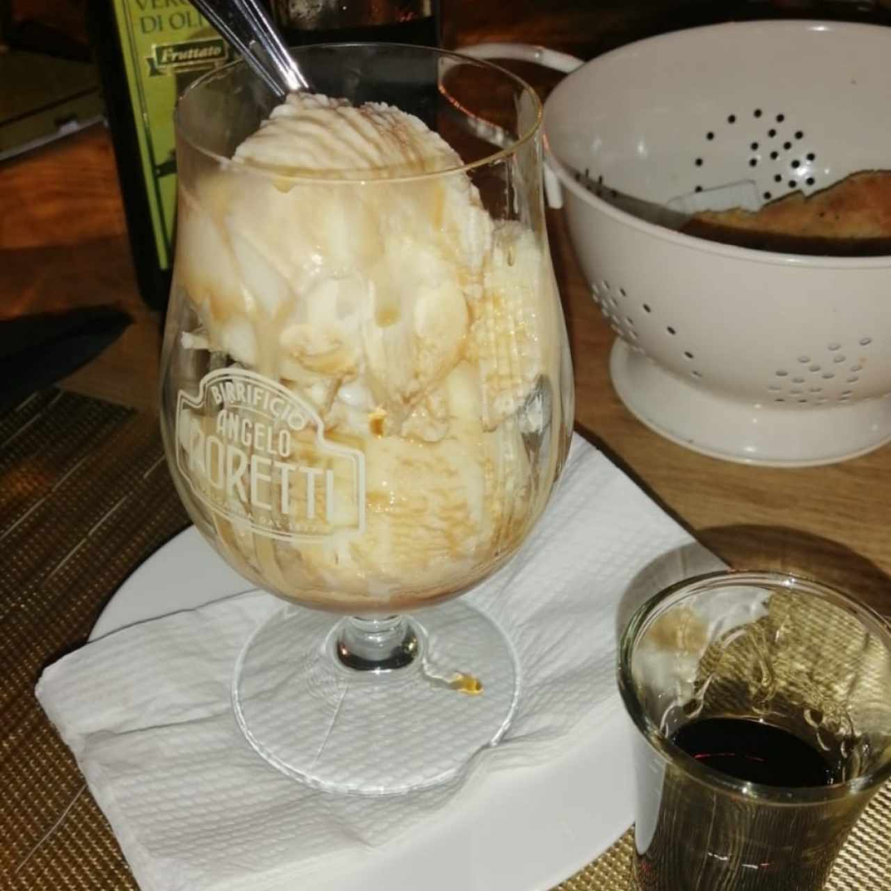 Postres - Affogato al Café con baileys