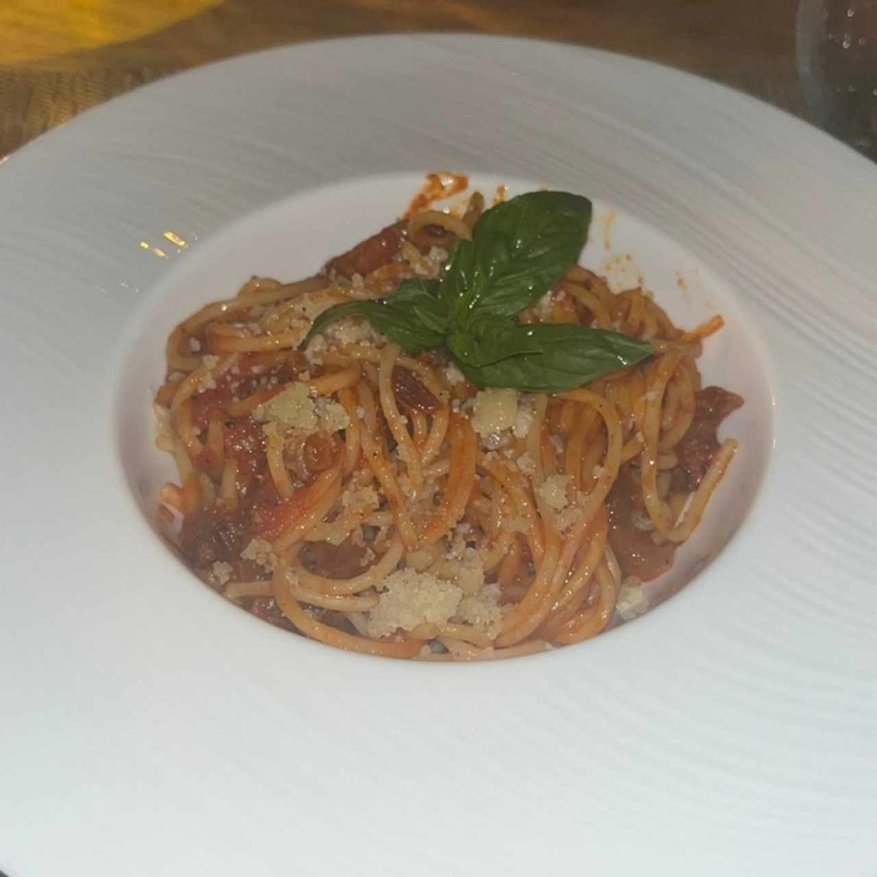 Fettuccine con Chorizo y Hogos Porcini