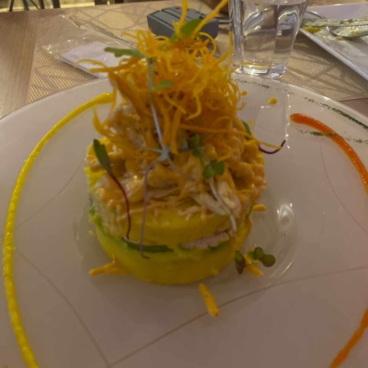 Causa Crocante de Pollo al Panko