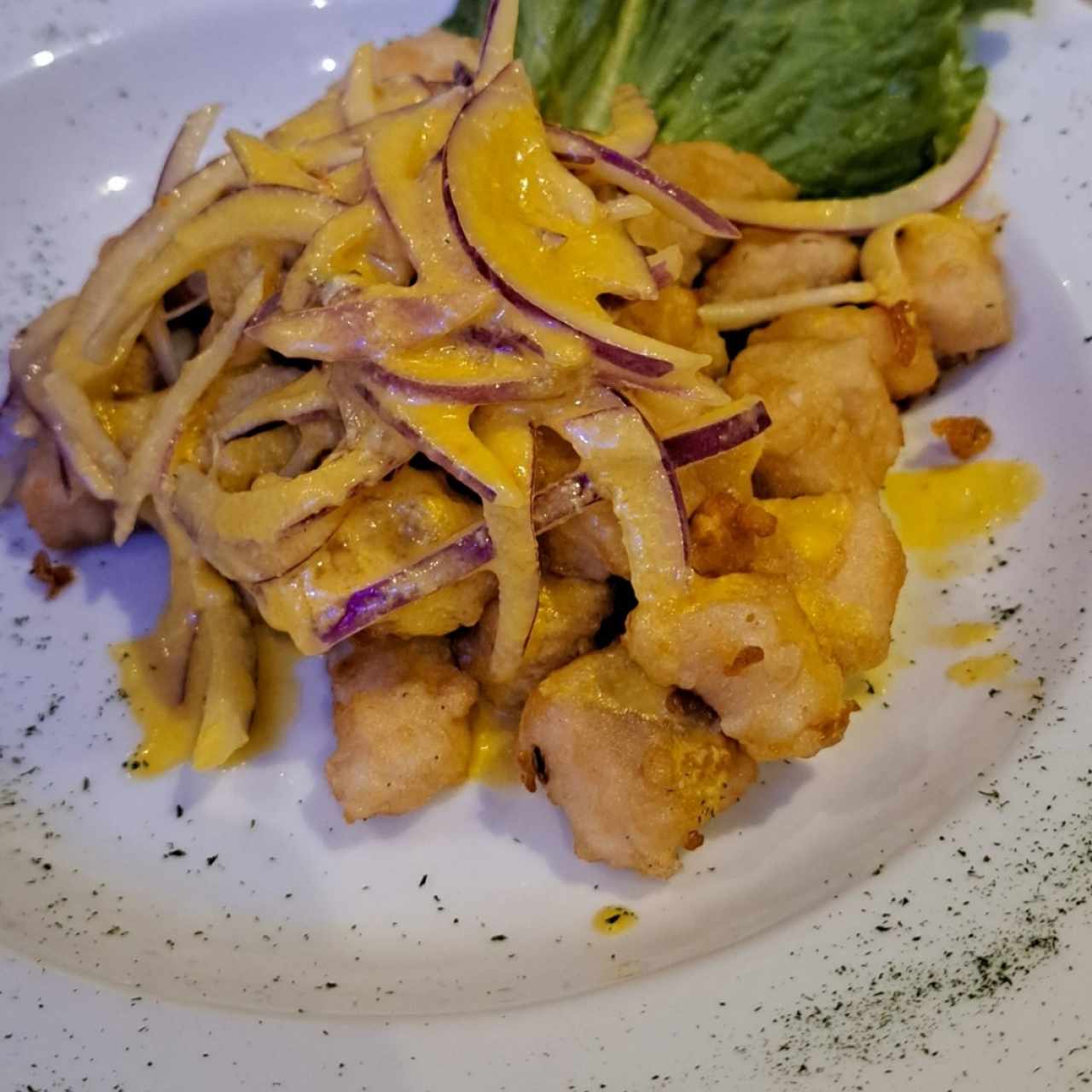 Entradas Calientes - Ceviche Frito