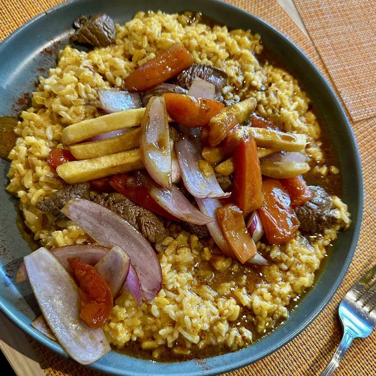 Risotto Lomo Saltado