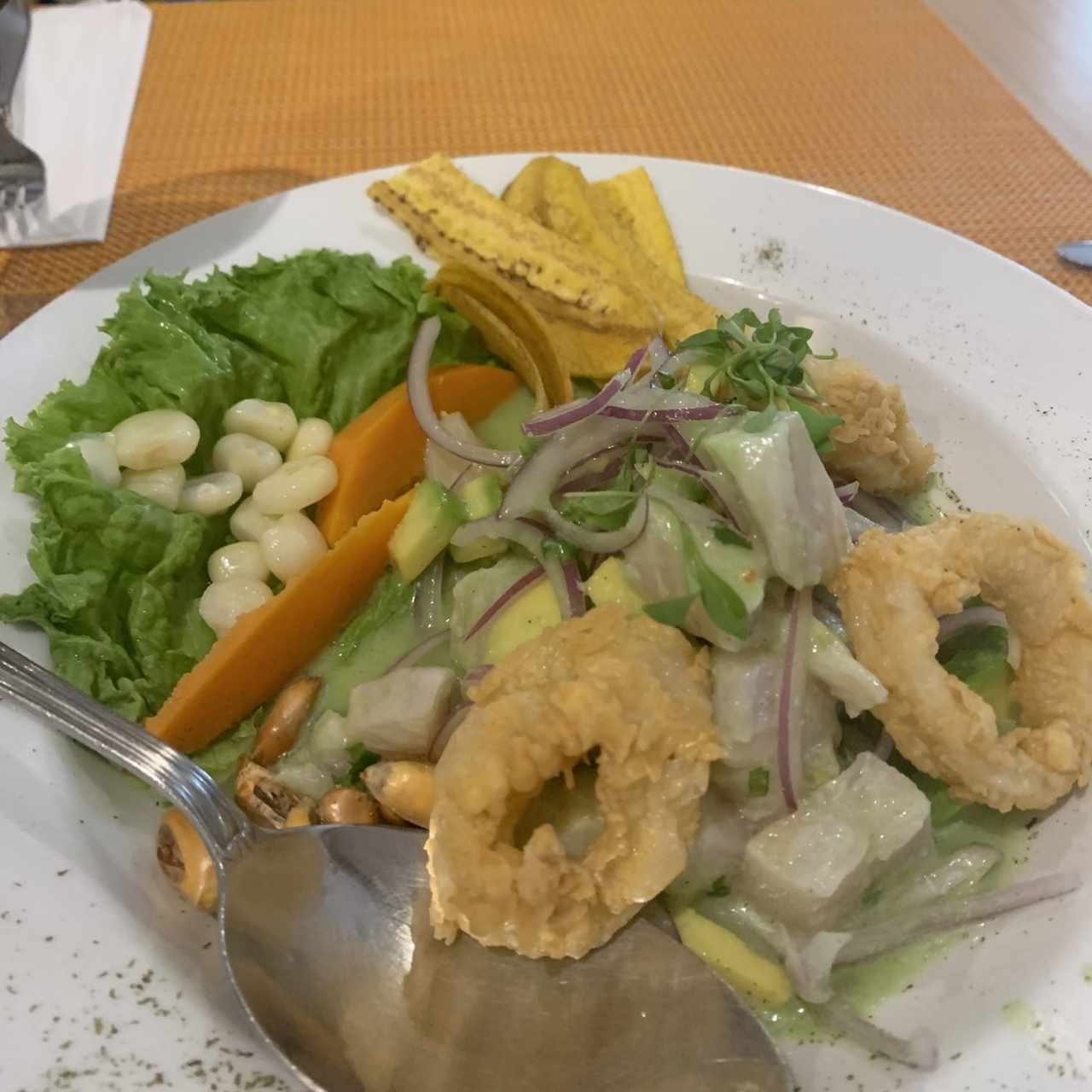 Entradas - Ceviche de Corvina