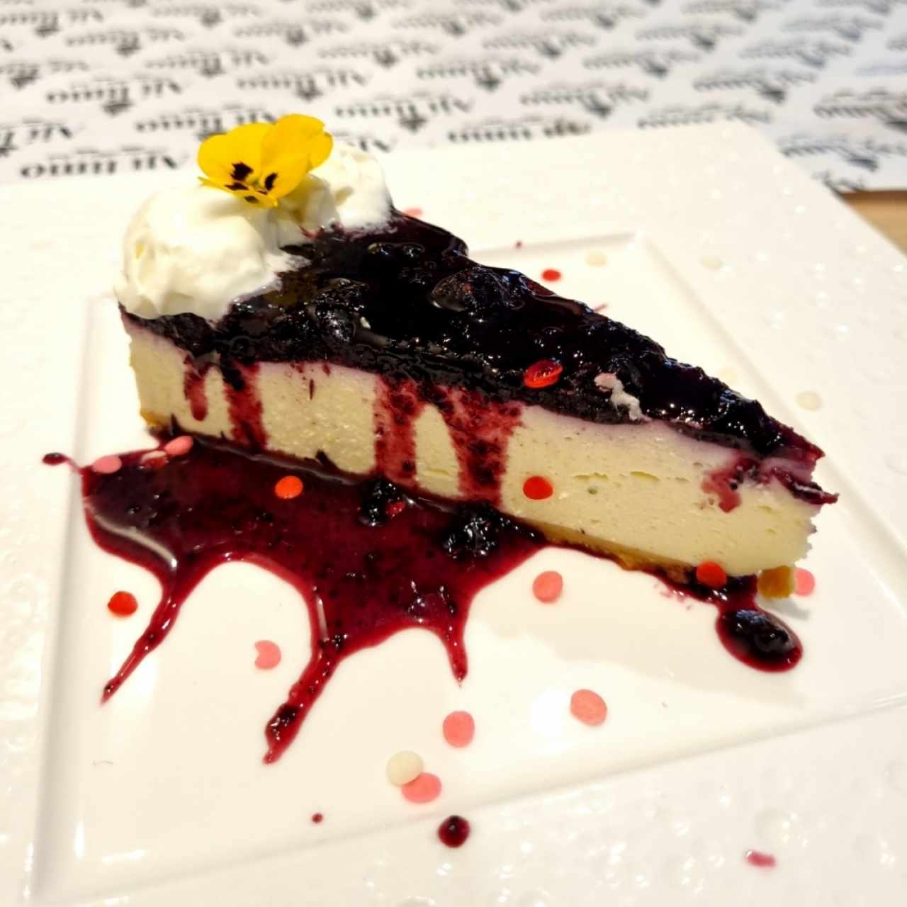 Cheessecake de blueberries