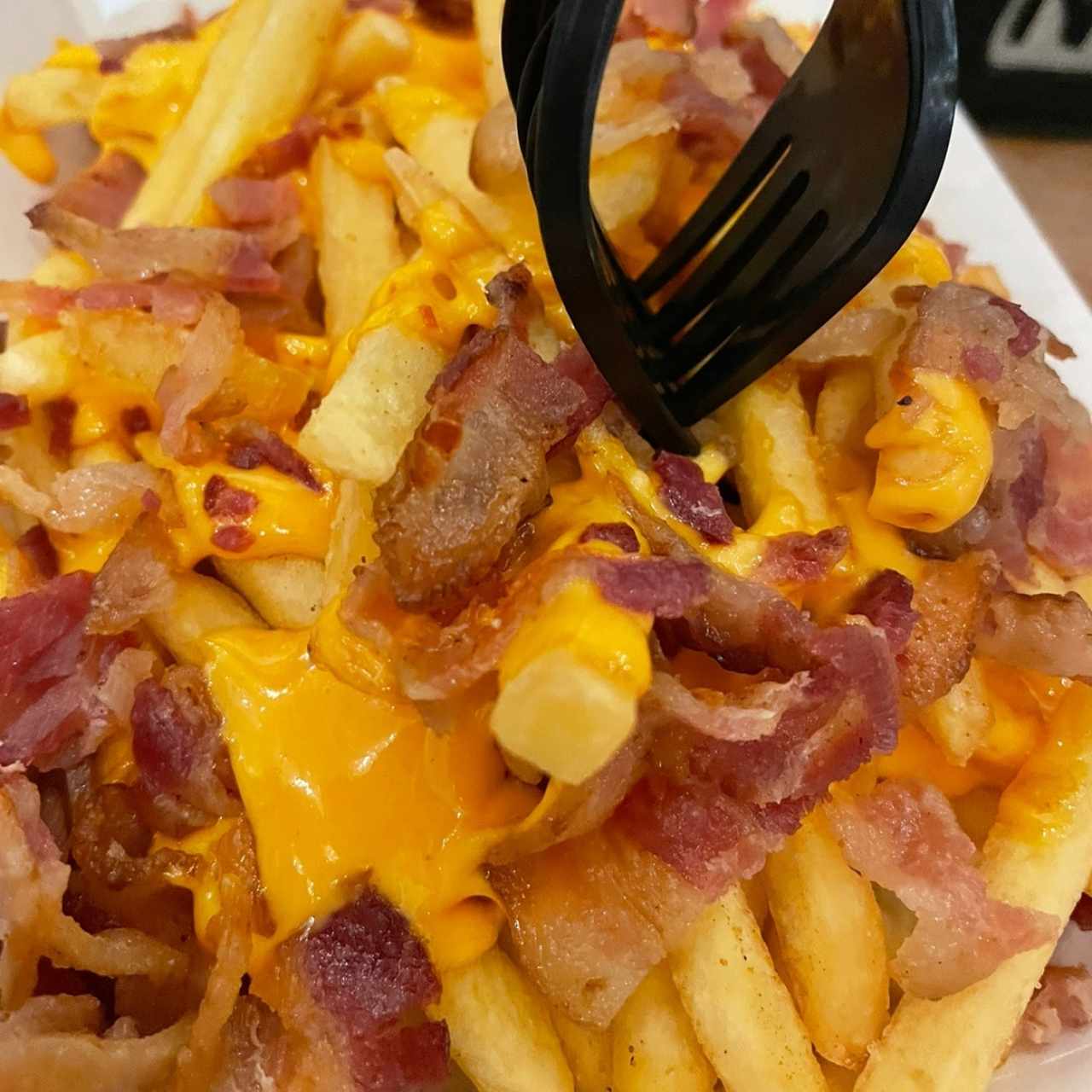 Papas con Bacon y QuesoCheddar