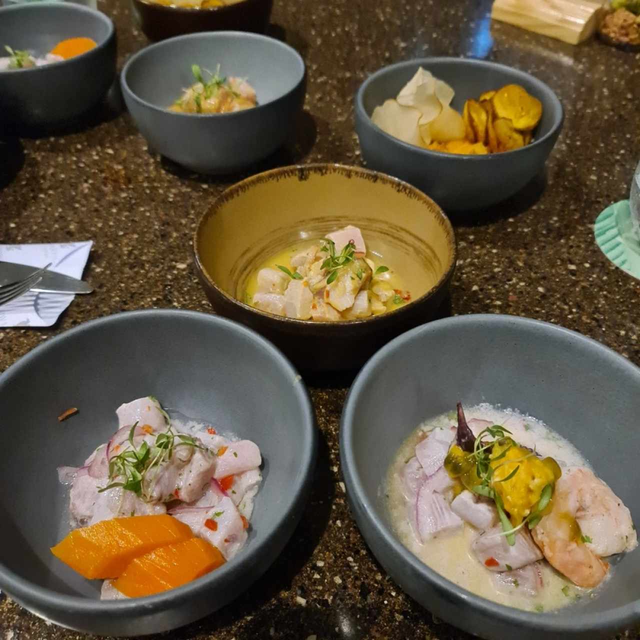 Ceviches - Degustación