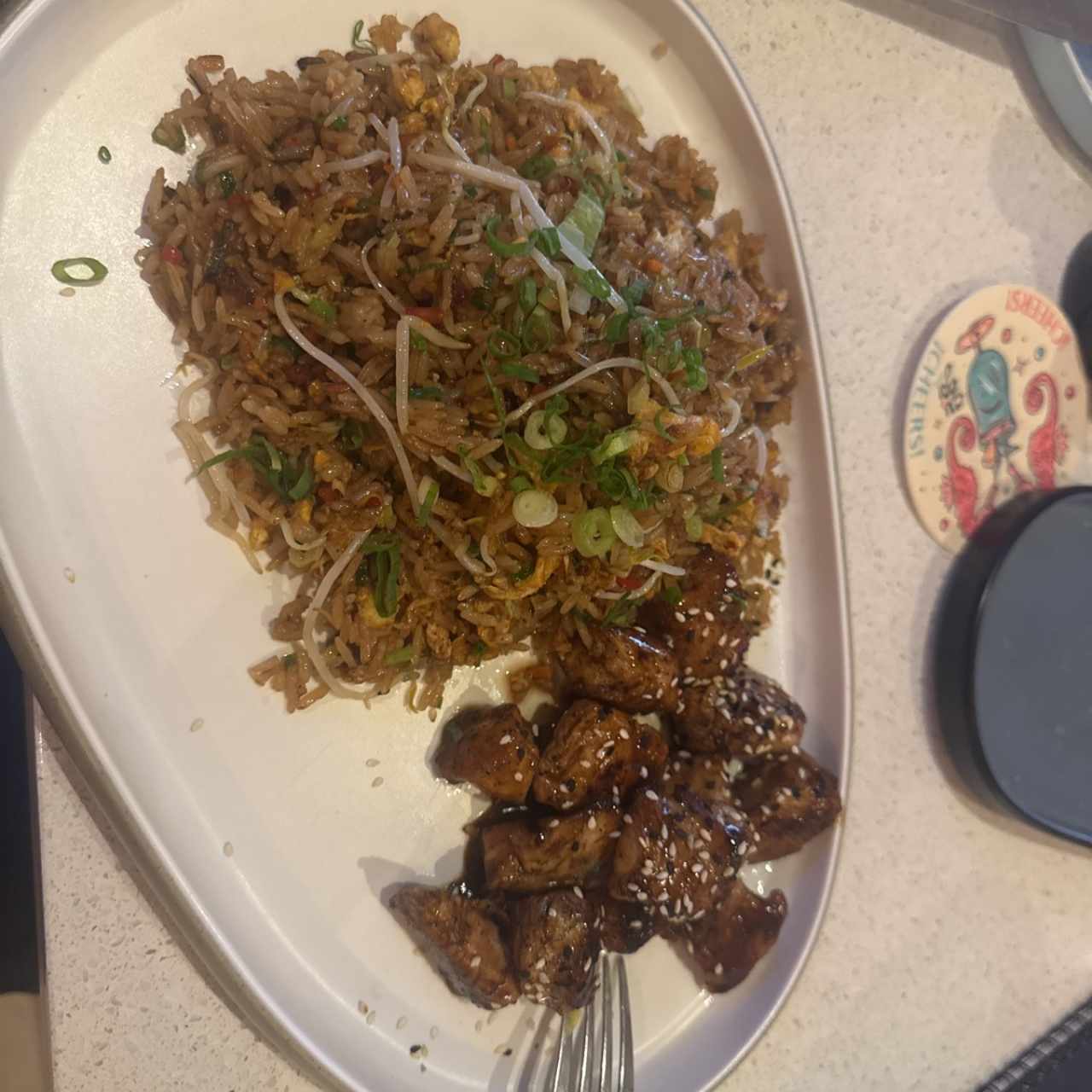 Yakimeshi pollo 