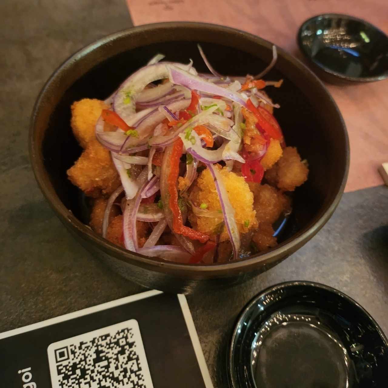 Ceviche Frito de Corvina