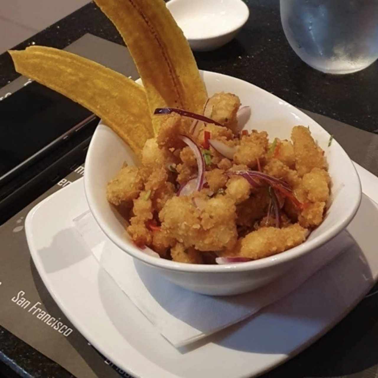 Ceviche Frito de Corvina