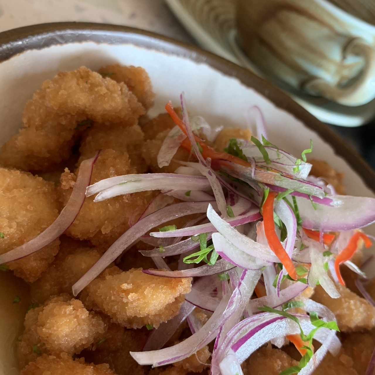 Ceviche Frito de Pescado Blanco