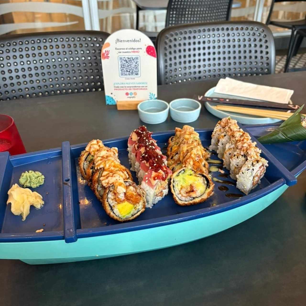 Kun fu panda, Lava  roll, Arigato y Alfa. 