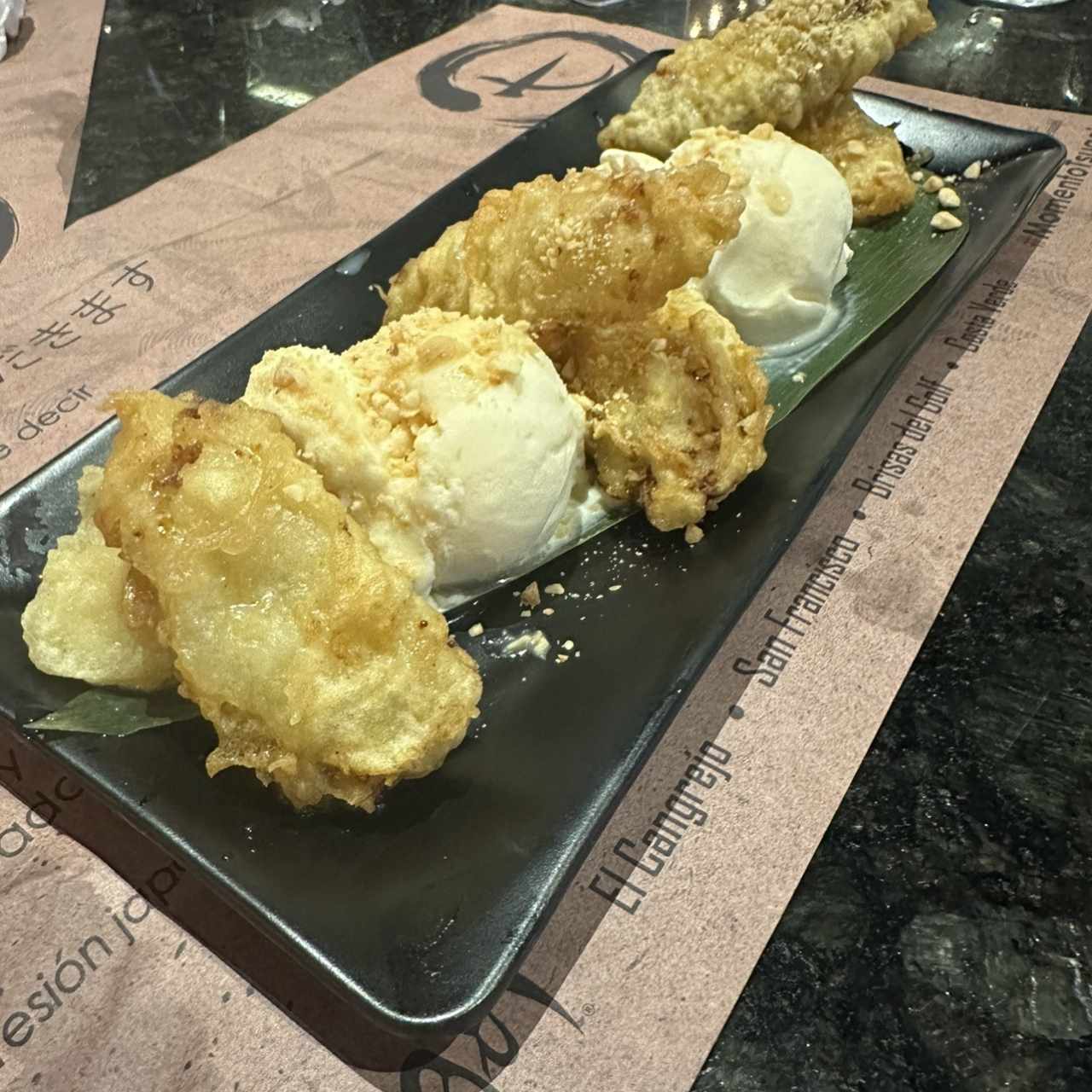 Postres - Banana Tempura