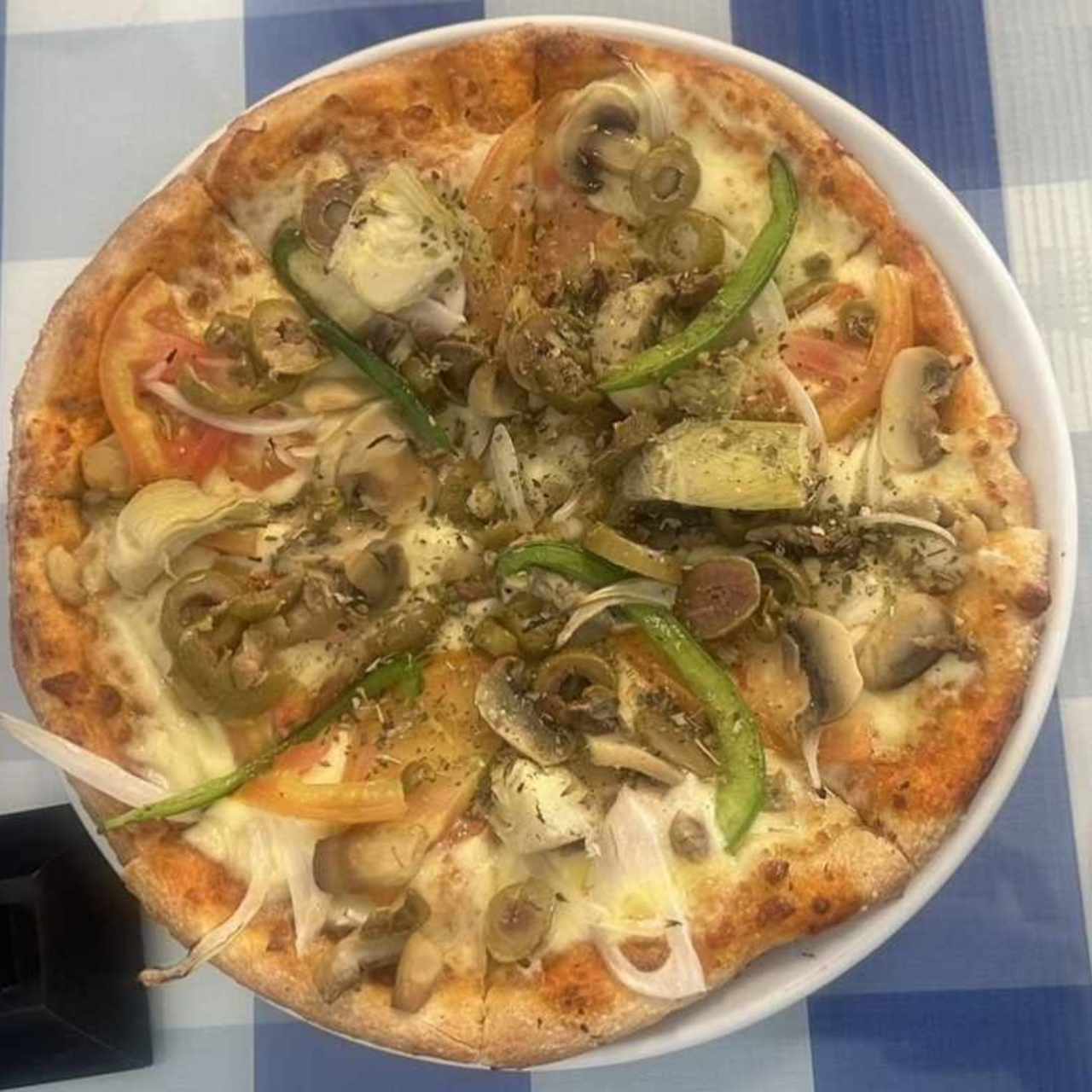 Pizza de vegetales