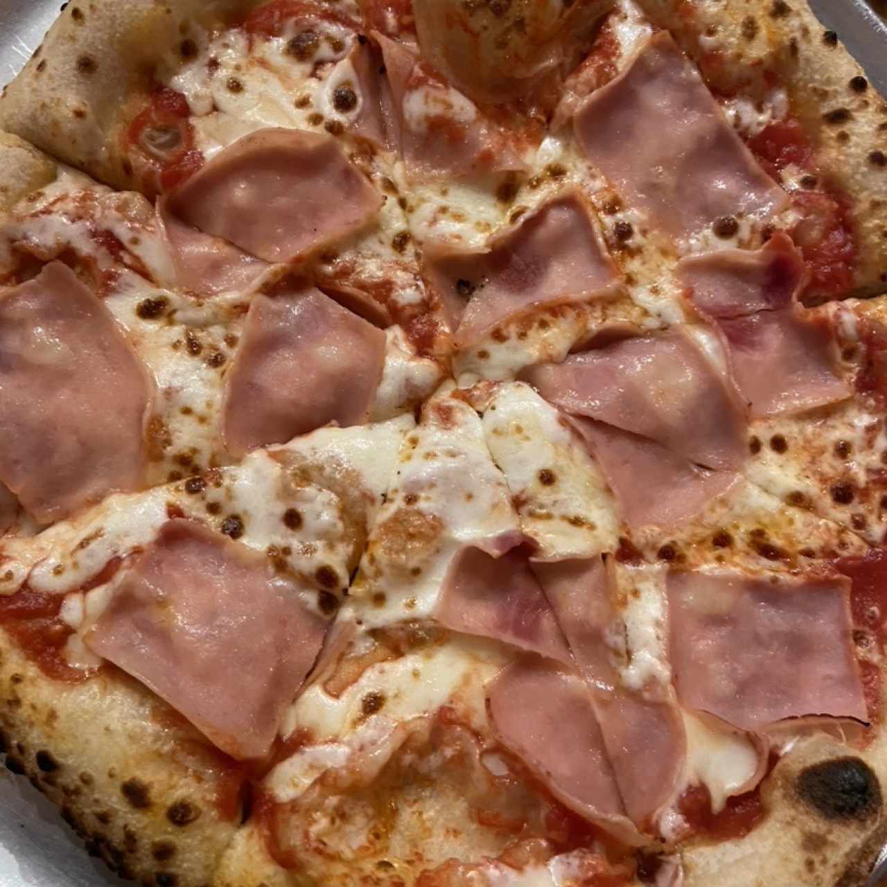 Pizza de jamón