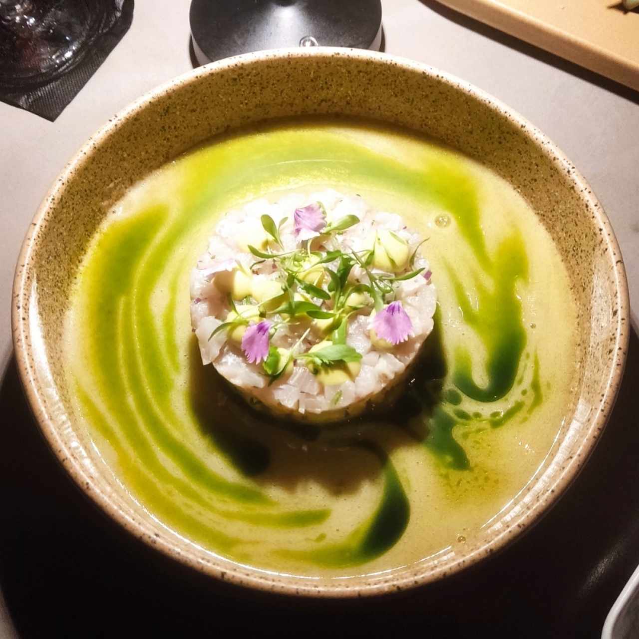 Ceviche de cobia