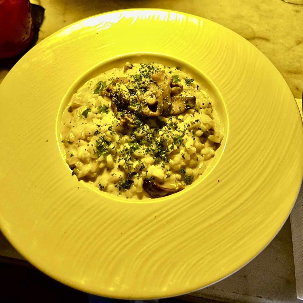 Risotto de hongos