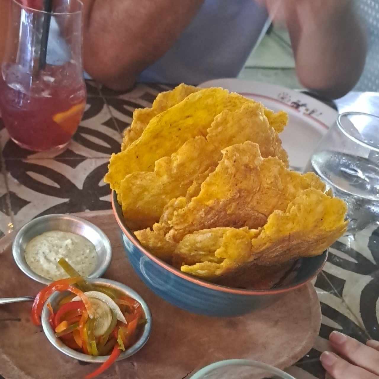 patacones con salsa sexy