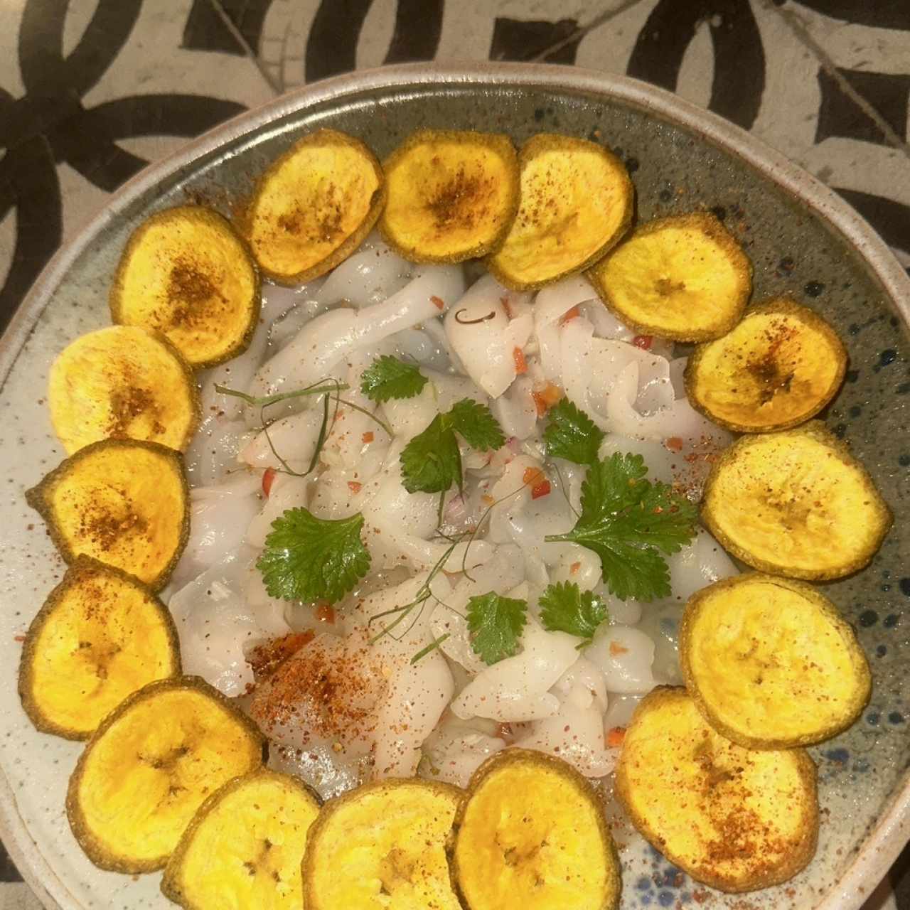 Ceviche de Mamón chino (Vegano)