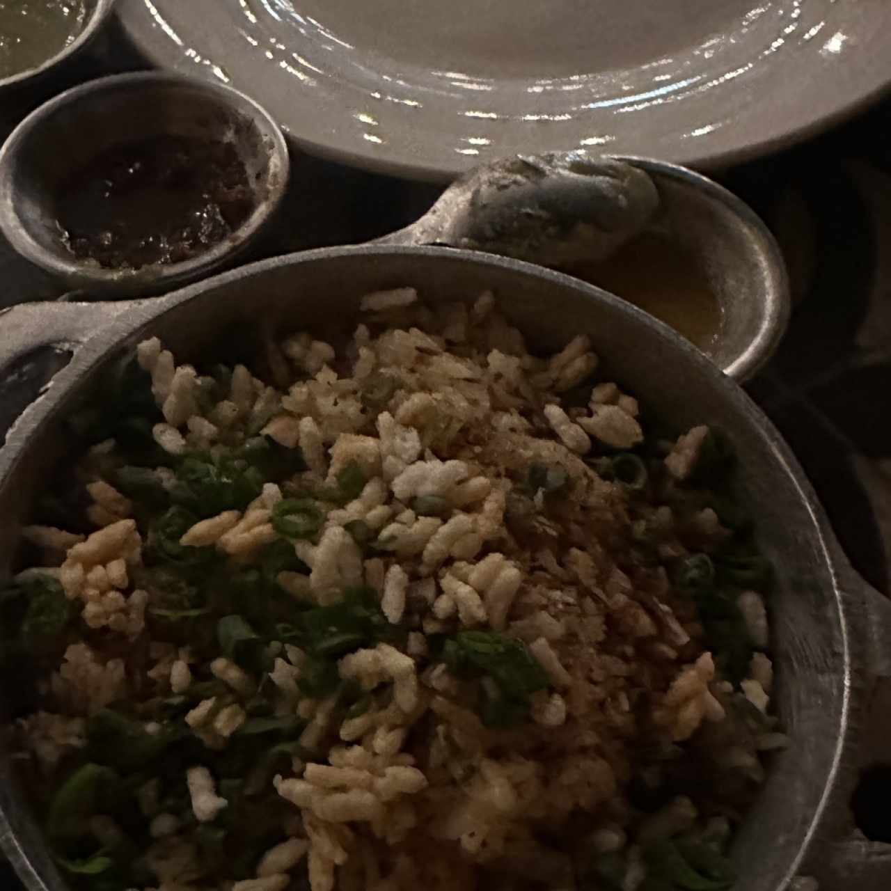 Arroz con Concolón de mariscos y Pescado