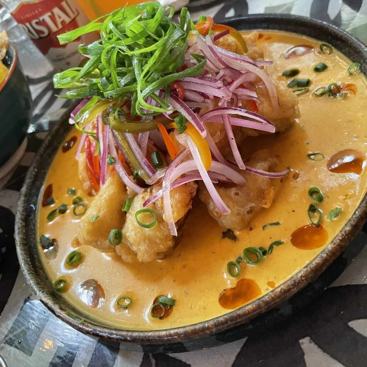 Pescado frito afro