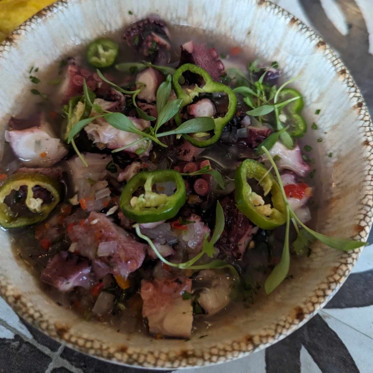 Ceviches - Ceviche de Pulpo