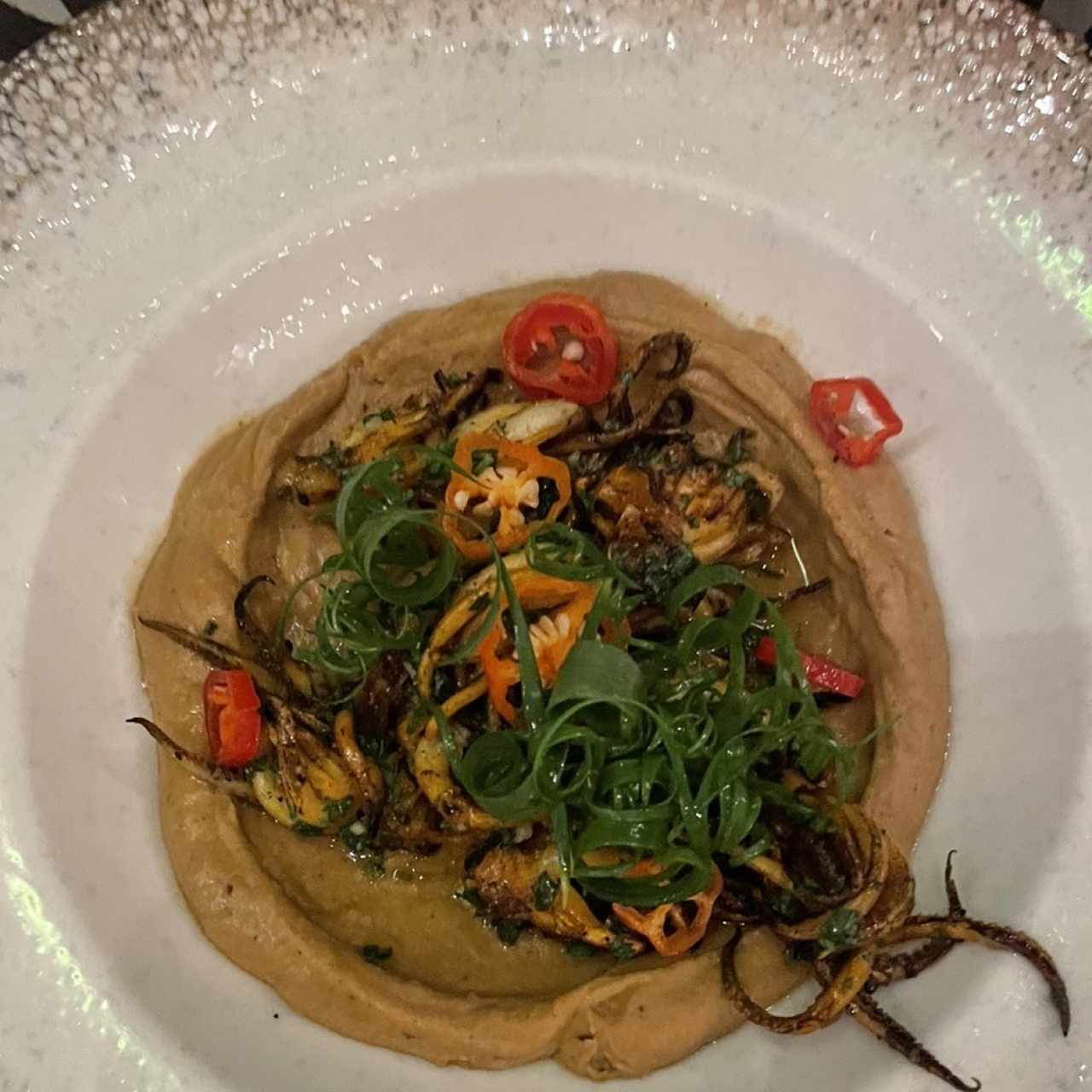 Humus de arañitas 