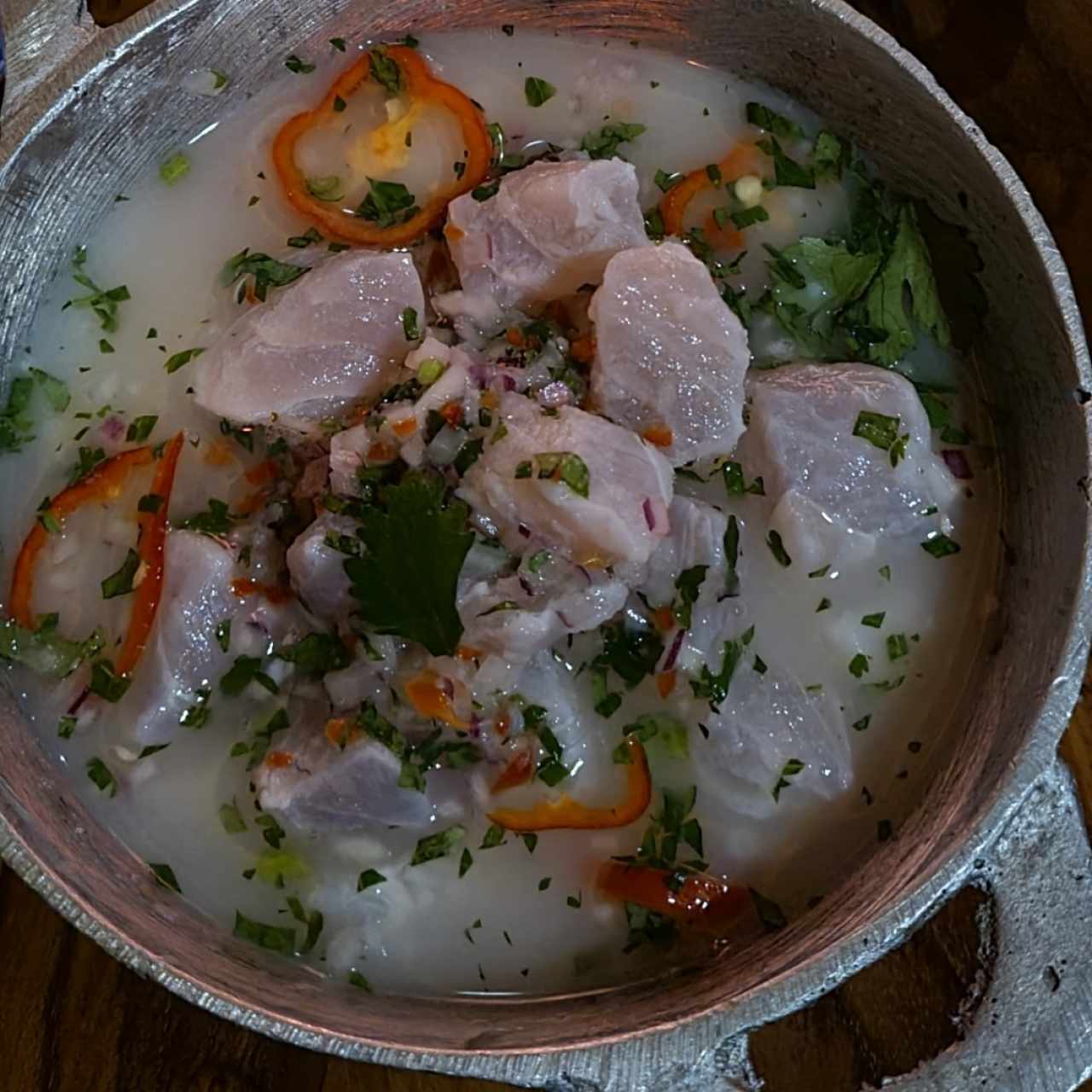 Ceviche de pescado